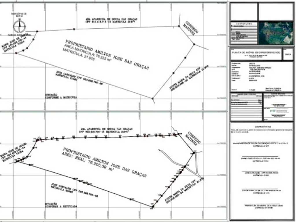 Levantamento Topográfico Usucapião